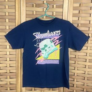 Star Wars Storm Trooper 80s Style Hyperwave T-shirt